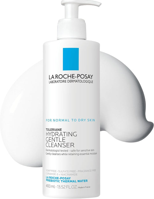 La Roche-Posay Toleriane Hydrating Gentle Cleanser, 13.52 fl. oz