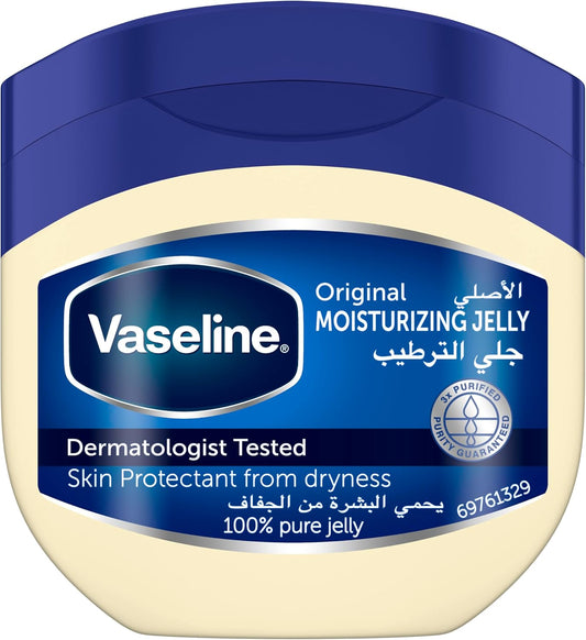 VASELINE Moisturizing Petroleum Jelly for dry skin, Original, to heal skin damage, 100ml