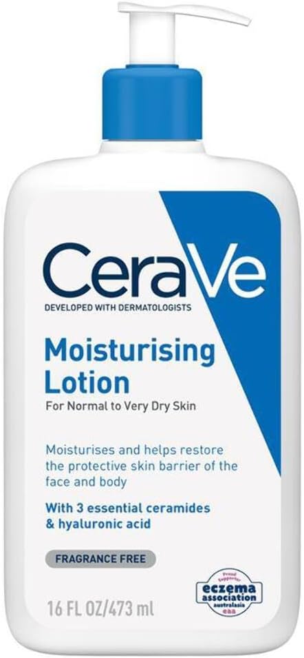 Cerave Moisturising Lotion For Dry To Very Dry Skin 473 Ml With Hyaluronic Acid And 3 Essential Ceramides