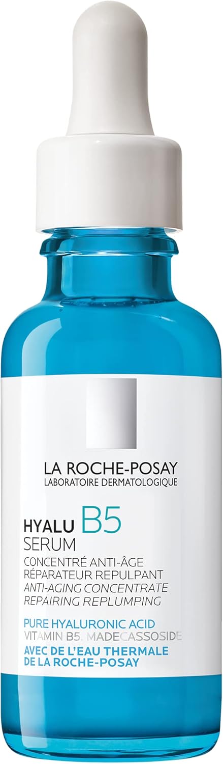 La Roche Posay Hyalu B5 Pure Hyaluronic Acid Serum for Face, with Vitamin B5. Anti-Aging Serum Concentrate for Fine Lines. Hydrating, Repairing, Replumping. Suitable for Sensitive Skin