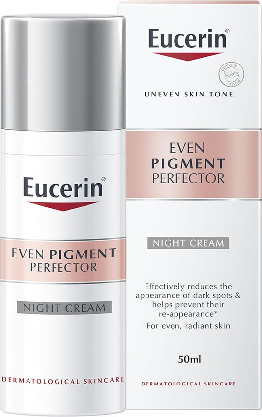 Eucerin Even Pigment Perfector Face Night Cream with Thiamidol, Reduces Dark Spots and Regenerates Skin, Absorbs Quickly, Moisturizer for All Skin Types, 50ml