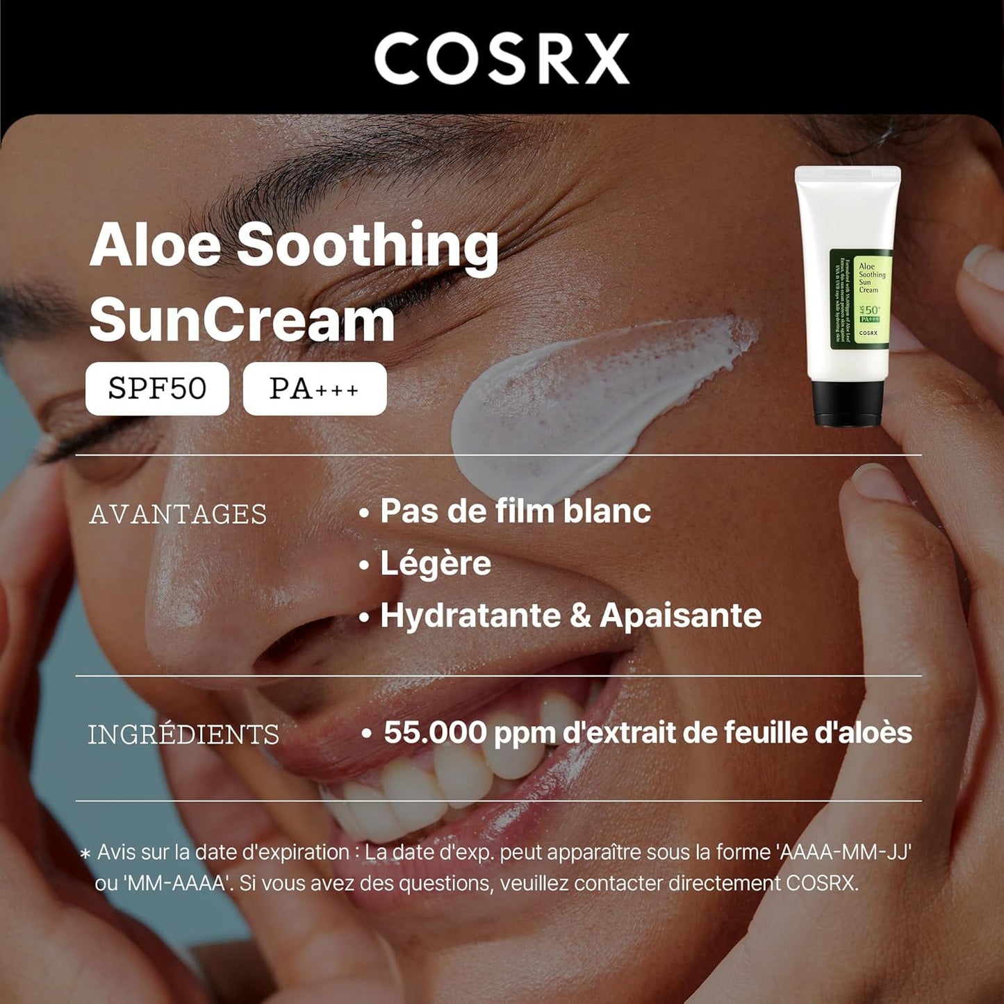 COSRX Aloe Soothing Sun Cream 50ml