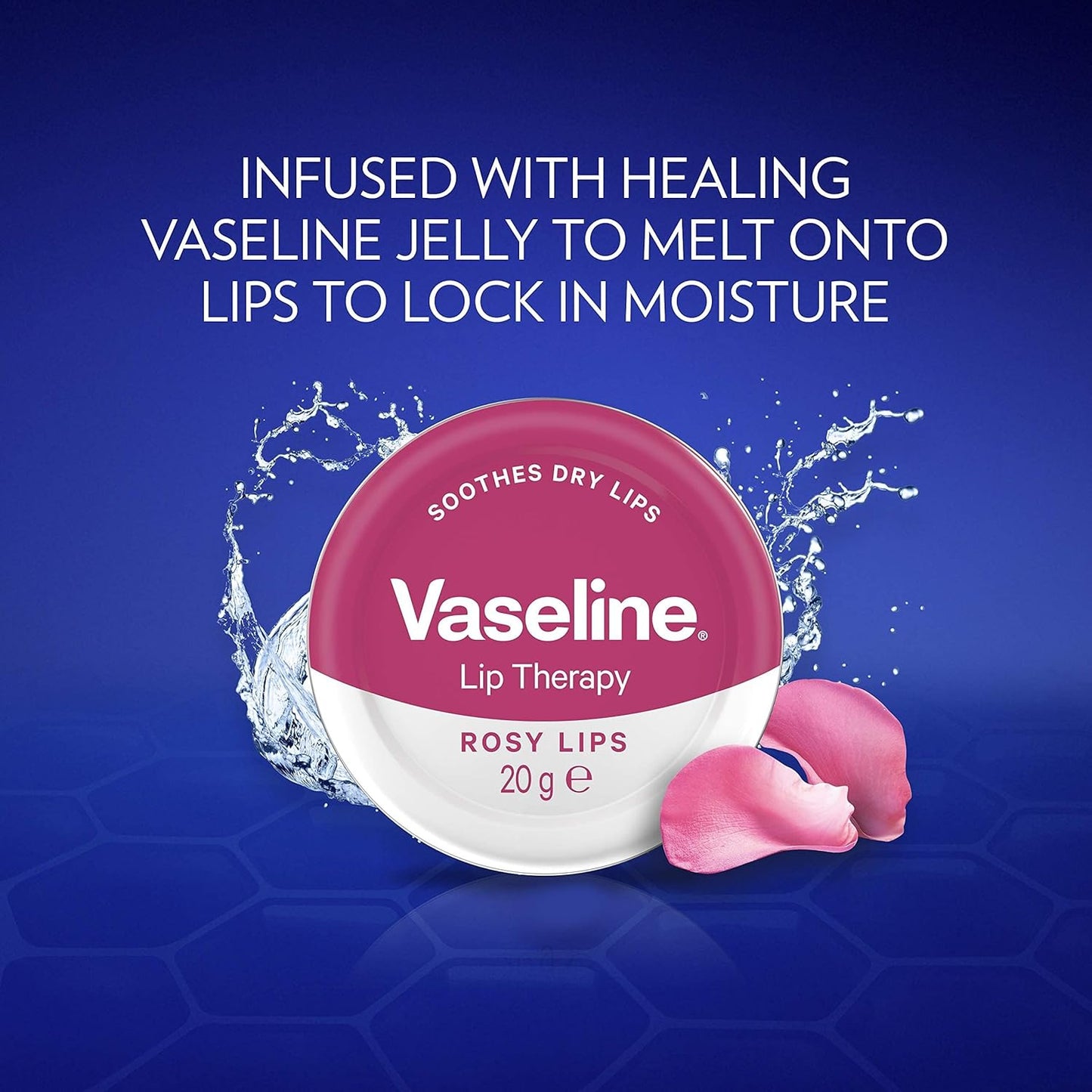 VASELINE Lip Therapy Rosy Lips with Rose & Almond Oil 20g/ 0.70 oz.