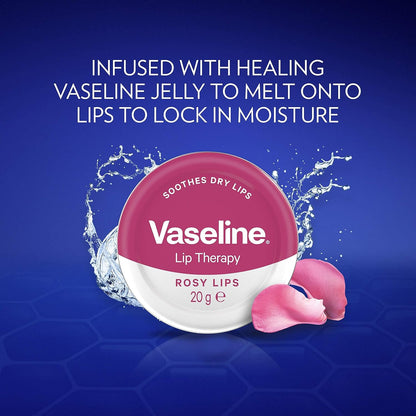 VASELINE Lip Therapy Rosy Lips with Rose & Almond Oil 20g/ 0.70 oz.