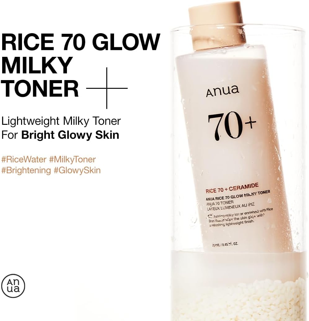 Auna RICE 70+GLOW MILKY TONER