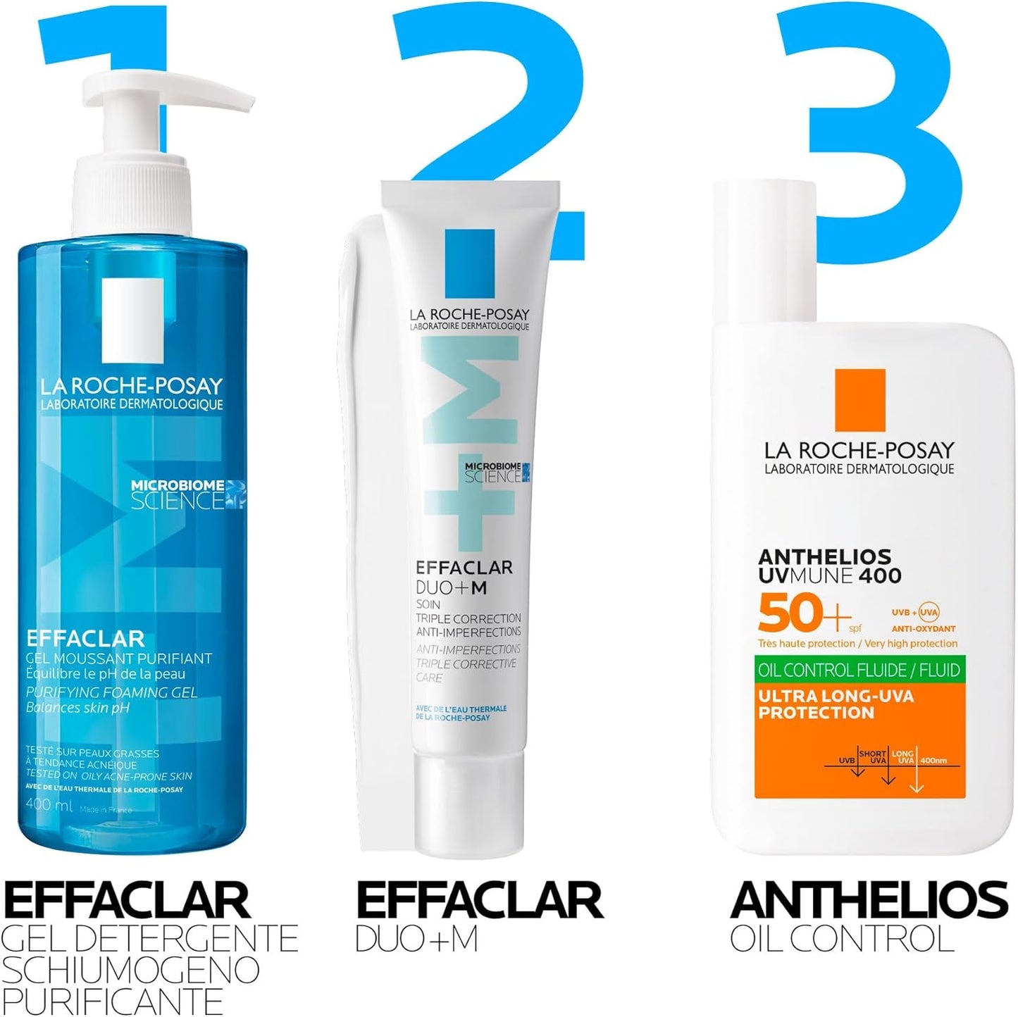 La Roche Posay Effaclar Duo+M Anti-Blemish Corrective Gel Moisturiser For Oily, Blemish-Prone Skin 40ml