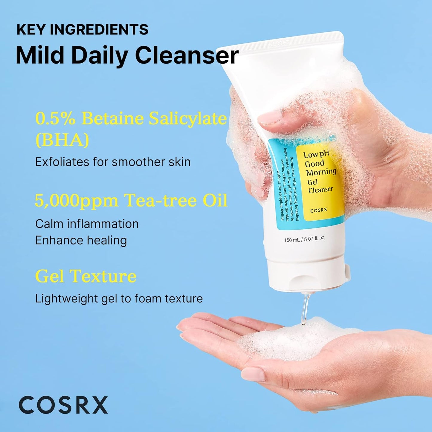 COSRX Low Ph Good Morning Gel Cleanser_150 ml 150 ml