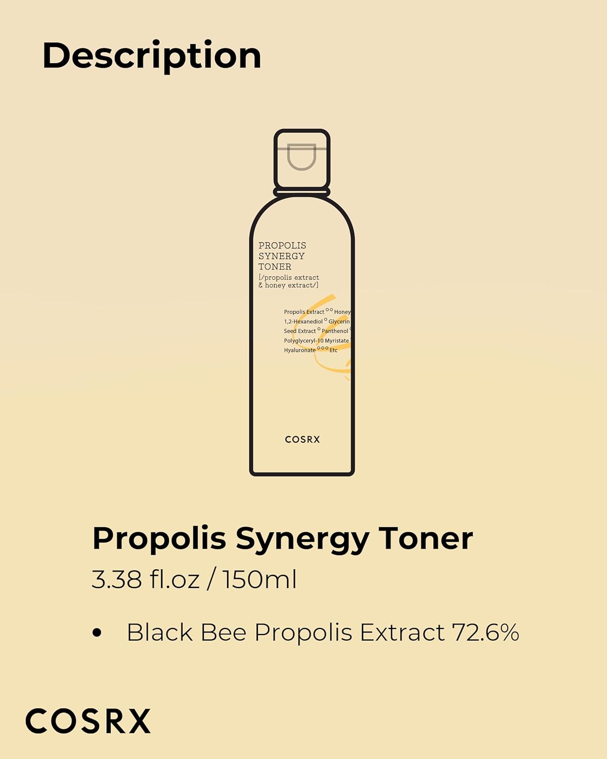COSRX Propolis Synergy Toner, 150 ml