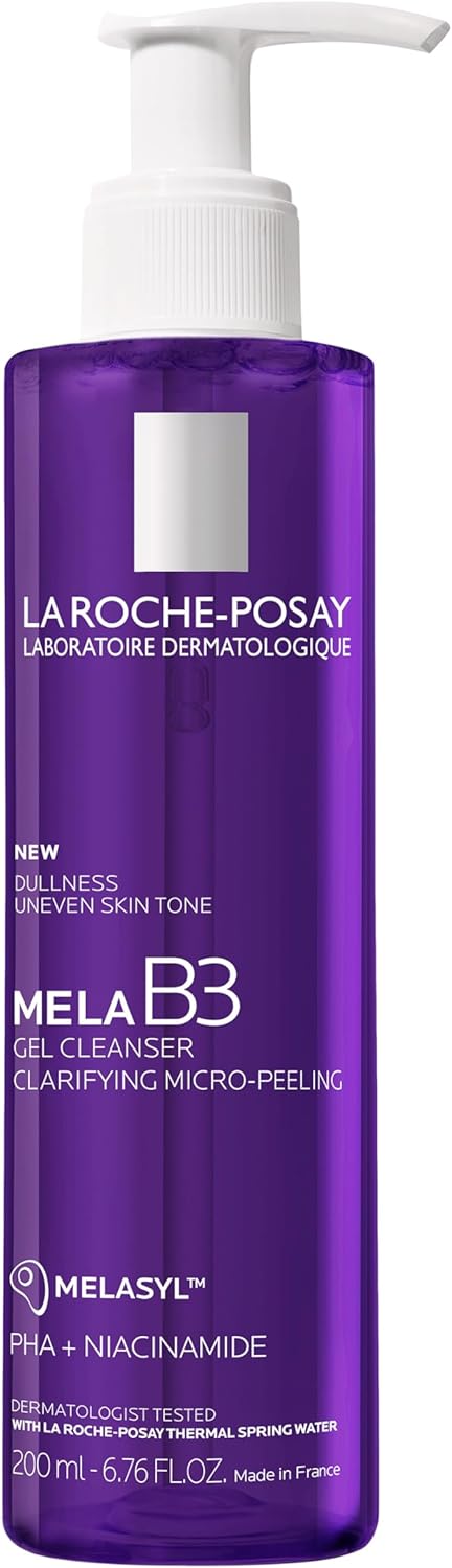 La Roche Posay Mela B3 Gel Cleanser | Formulated With Melasyl + Niacinamide + PHA | Anti Aging Face Wash For Discoloration, Dark Spots & Post Acne Marks | Dark Spot Corrector | Oil Free & Soap Free