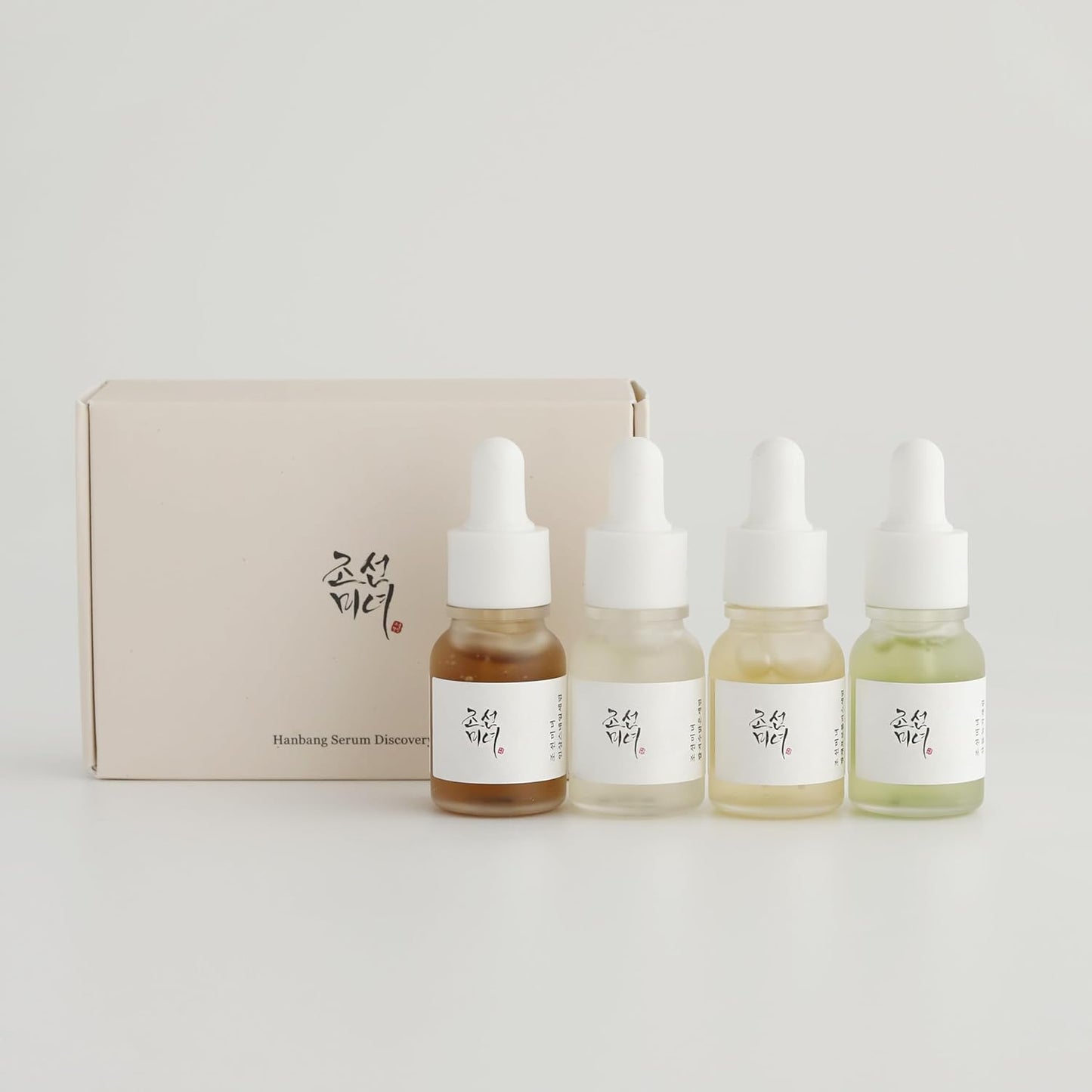 Beauty of Joseon] Hanbang Serum Discovery Kit - 0.33 Fl Oz (10 ml) (Pack of 4)